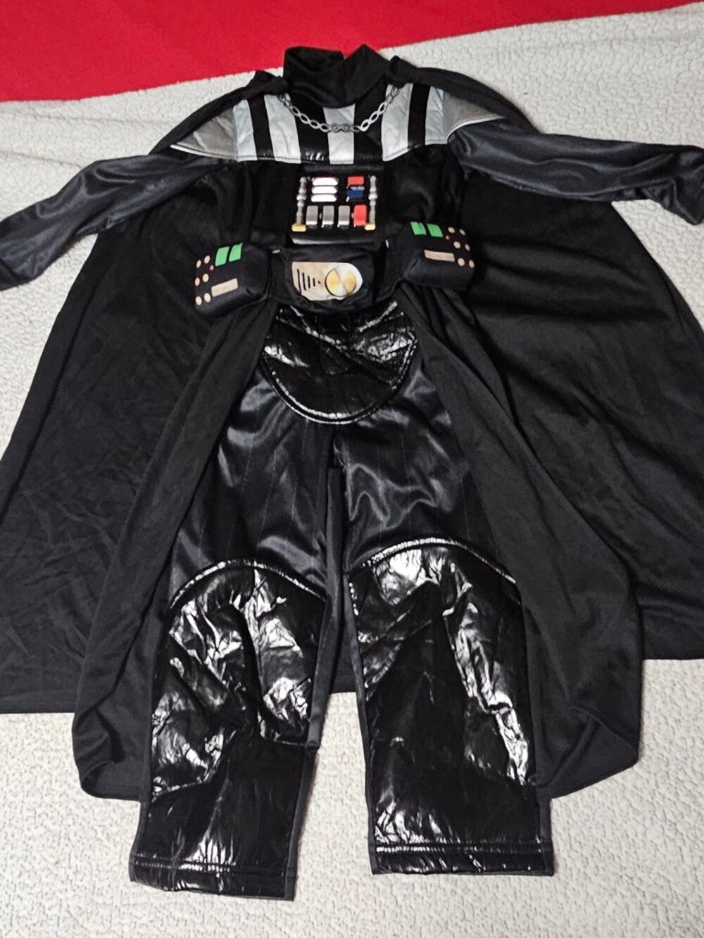 Disney Store Star Wars Darth Vader Costume Size 4 Missing Mask & Gloves